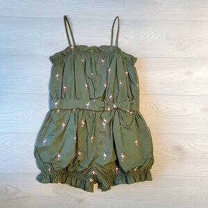 Janie and Jack Flamingo Romper - Size 8